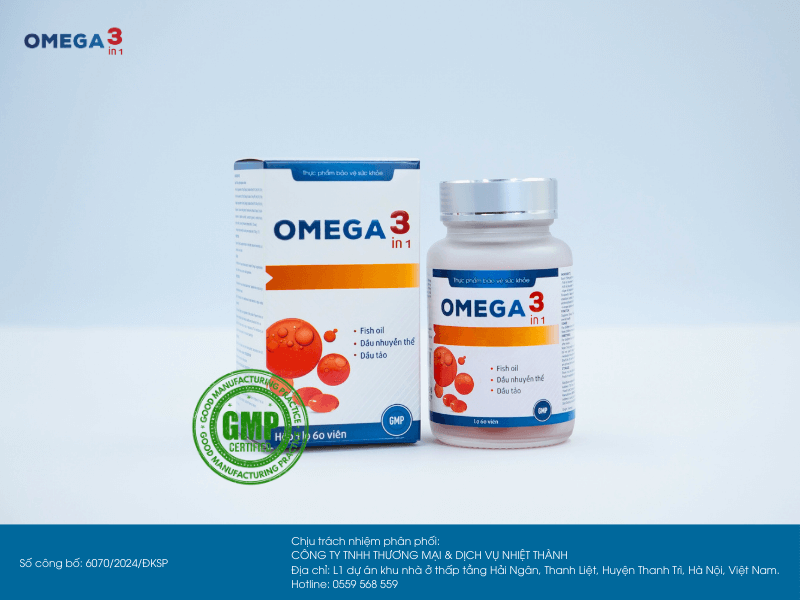 Viên uống chăm sóc sức khỏe Omega 3in1