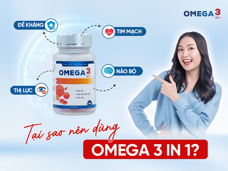 Tại Sao Nên Dùng Omega 3in1? Giải Pháp Toàn Diện Cho Sức Khỏe Hiện Đại
