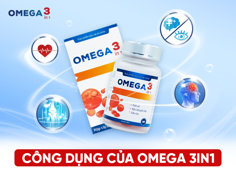 Omega 3in1 có công dụng gì?